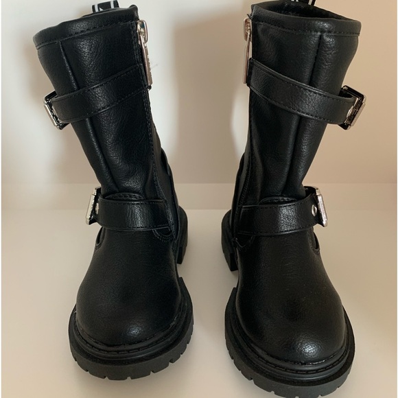 NWT- DKNY GIRL MOTO BOOTS - Picture 2 of 6